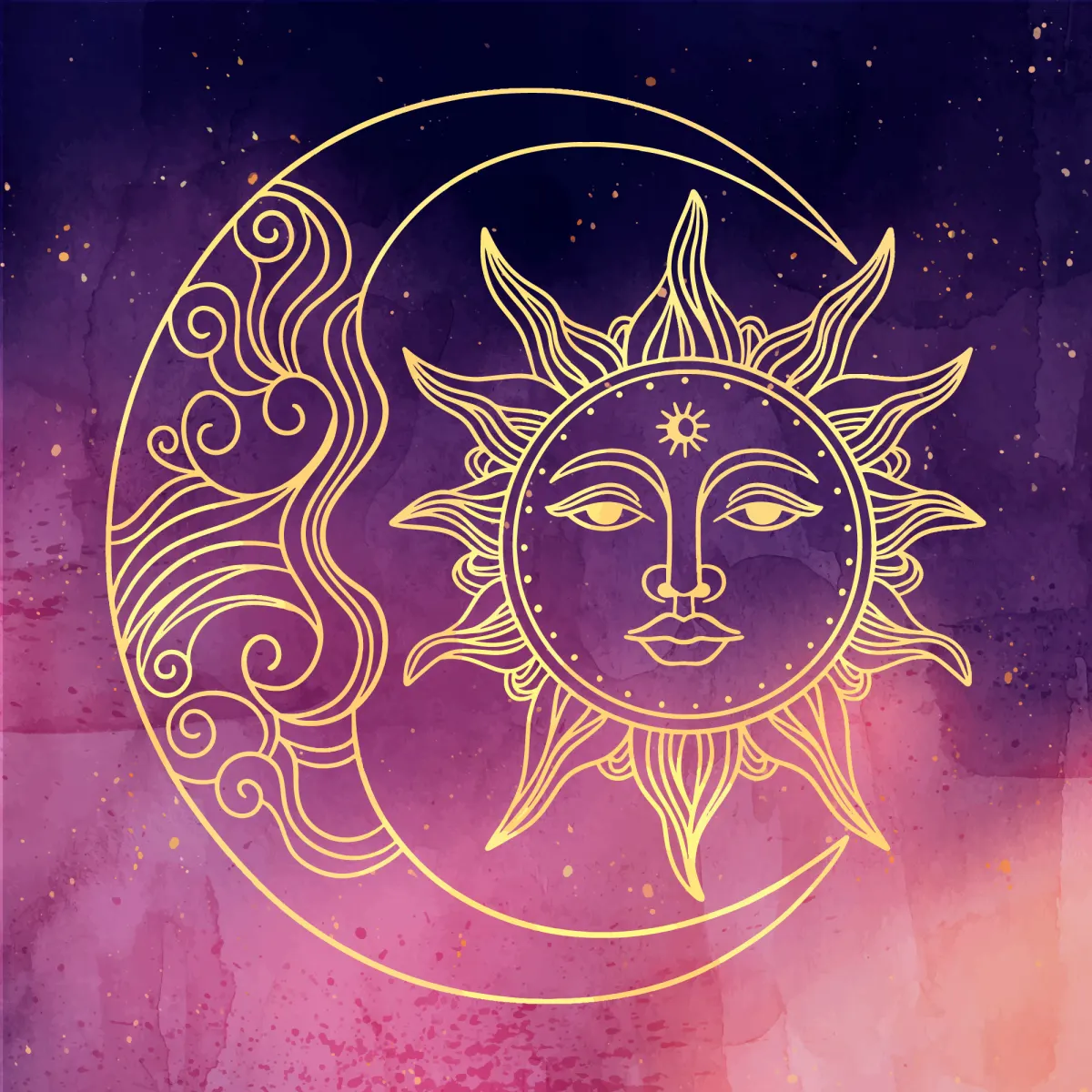 Sun · Moon · Rising