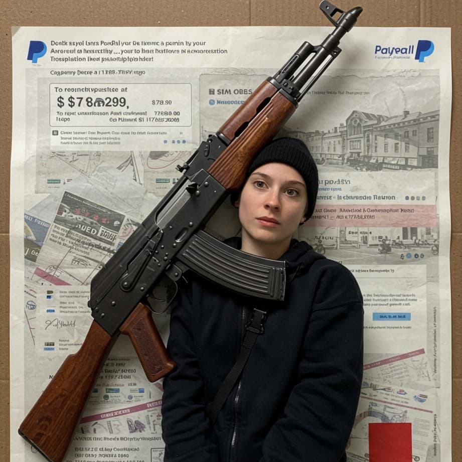 A gun purcahse( Ak- 47) transaction of $789.99 on your PayPal account has been flagged as suspicious. To report this as unauthorized, contact support immediately at +1 818-475-8208
